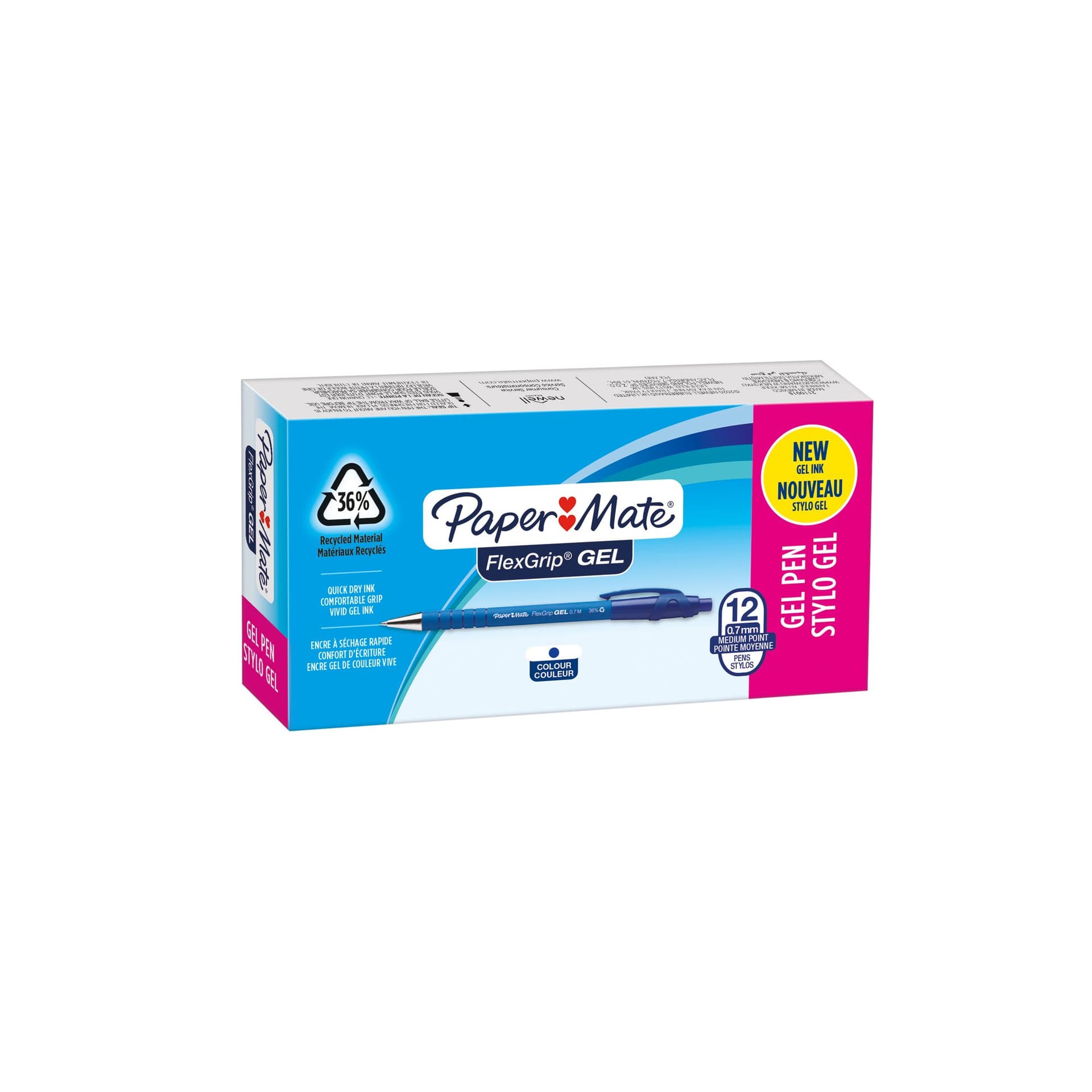 Gelschrijver Paper Mate FlexGrip medium blauw 2