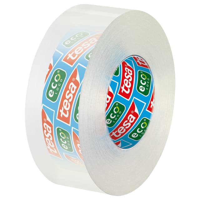 Plakband handdispenser tesafilm® Eco & Clear 33mx19mm transparant blister 3