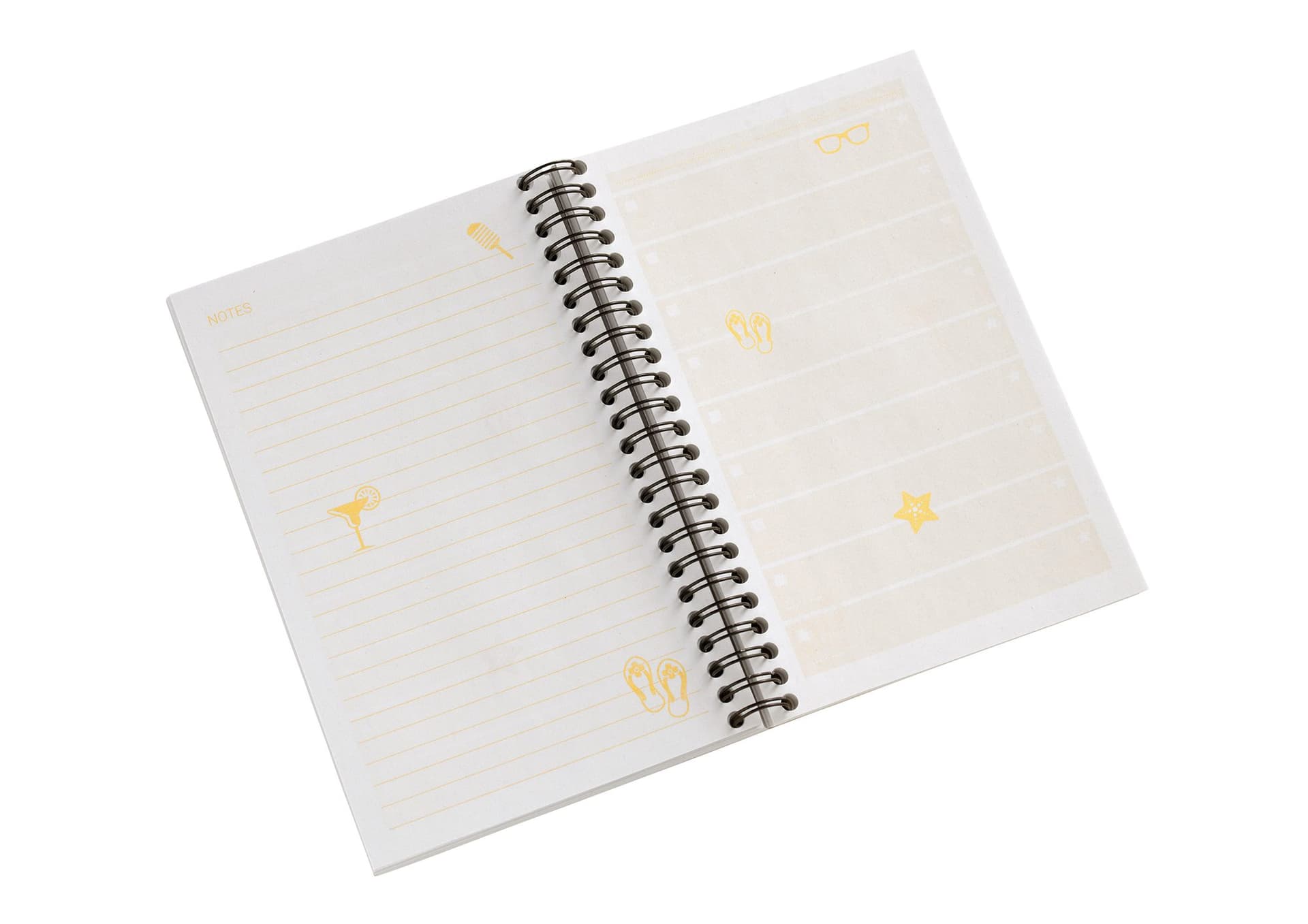 Things to do Djois Atlanta recycled papier Summer 195x125mm 100 vel 70gr geel 2 stuks 2