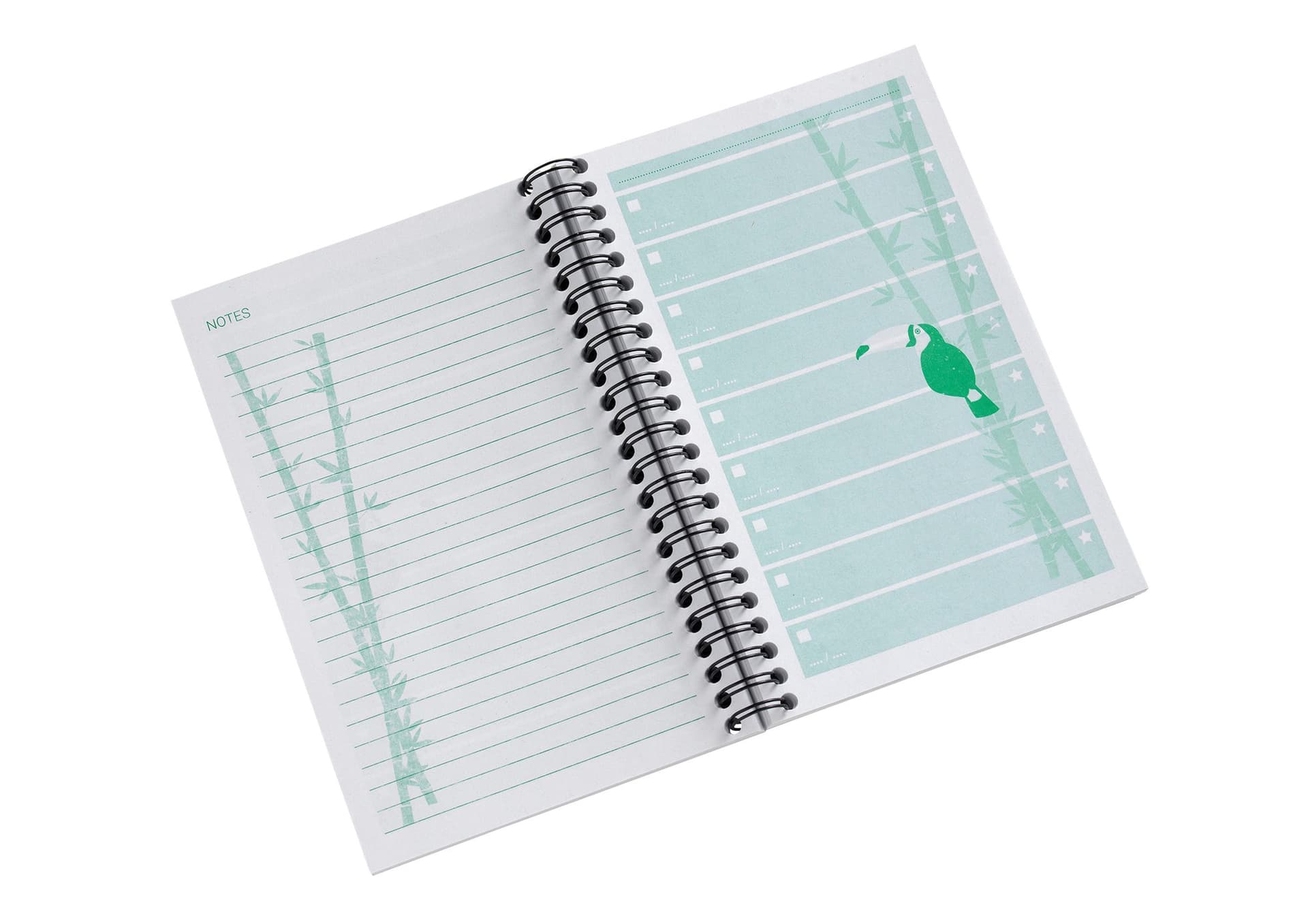 Things to do Djois Atlanta recycled papier Jungle 125x195mm 100 vel 70gr groen 2 stuks 2