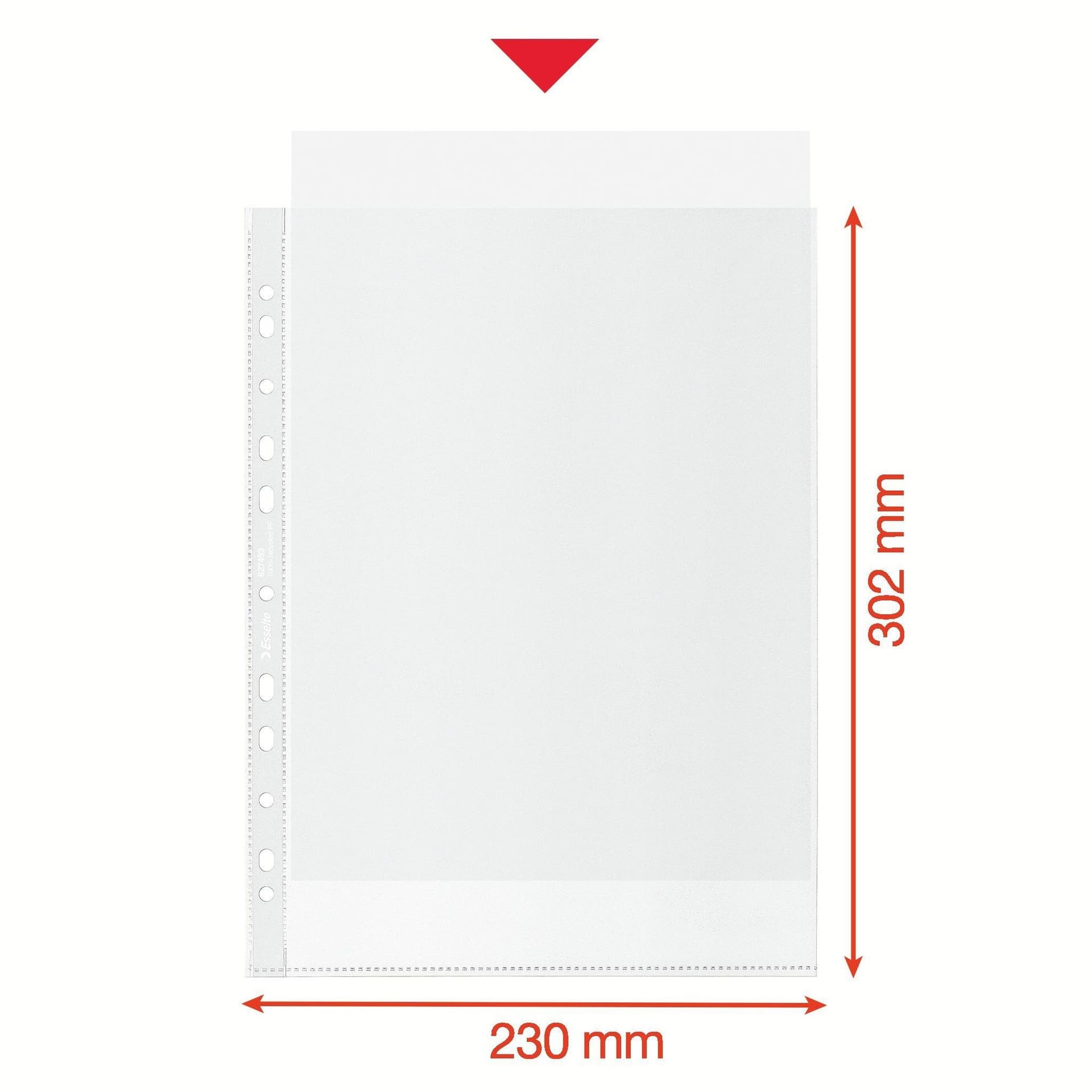 Showtas Esselte recycle PP A4 70µ 11-gaats transparant 100 stuks 3