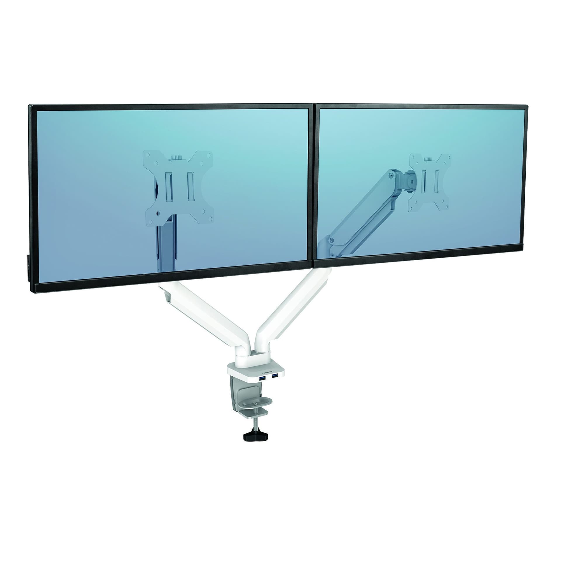 Monitorarm Fellowes Platinum Serie Duo wit 3