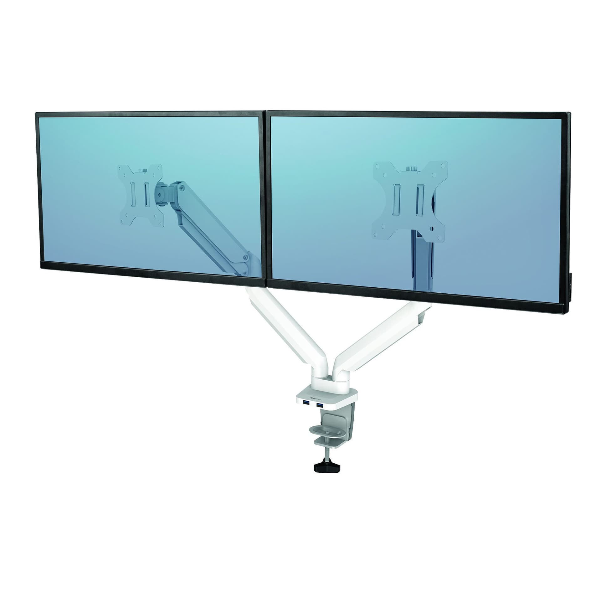 Monitorarm Fellowes Platinum Serie Duo wit 4