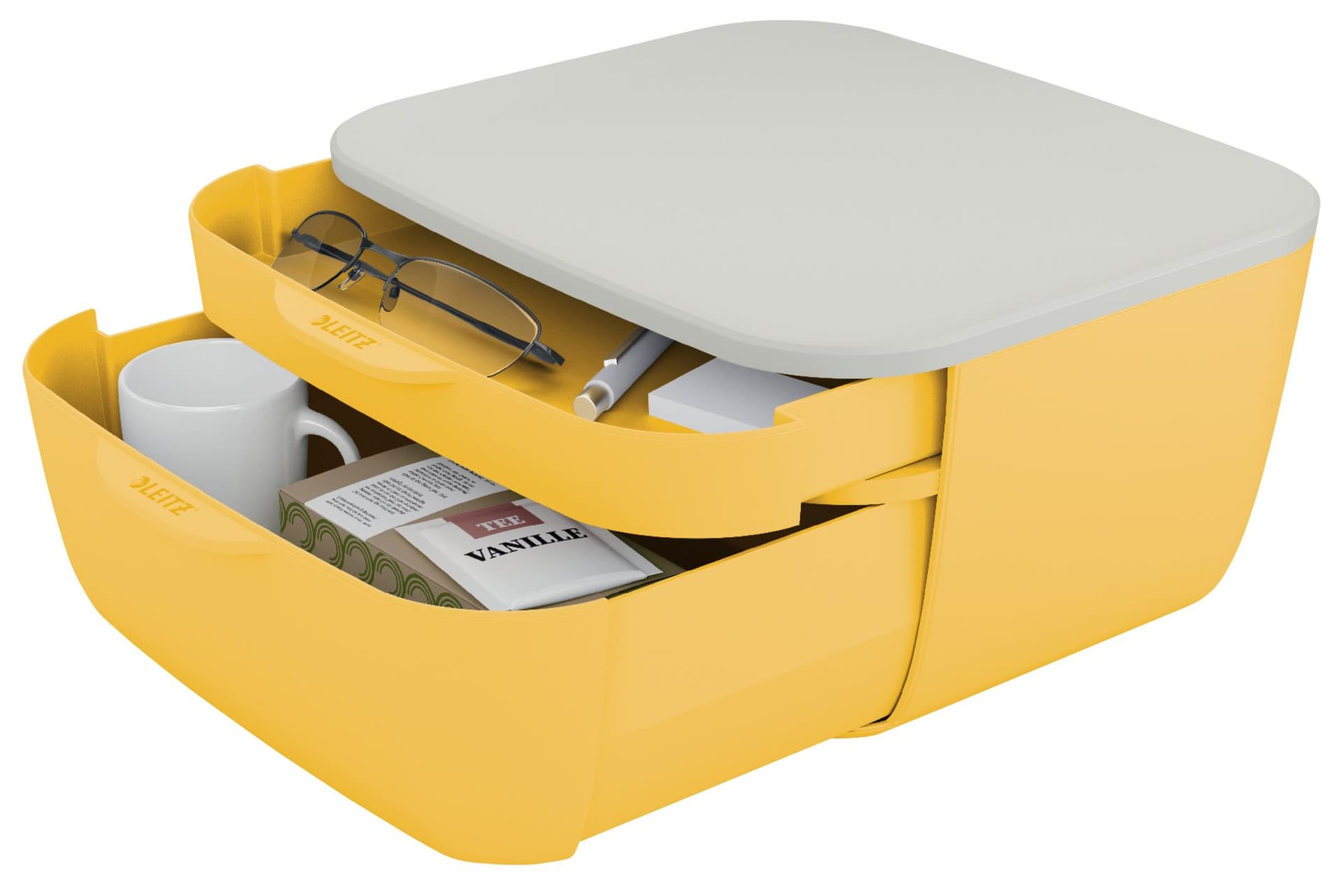 Ladenblok Leitz Cosy 2 laden geel 3
