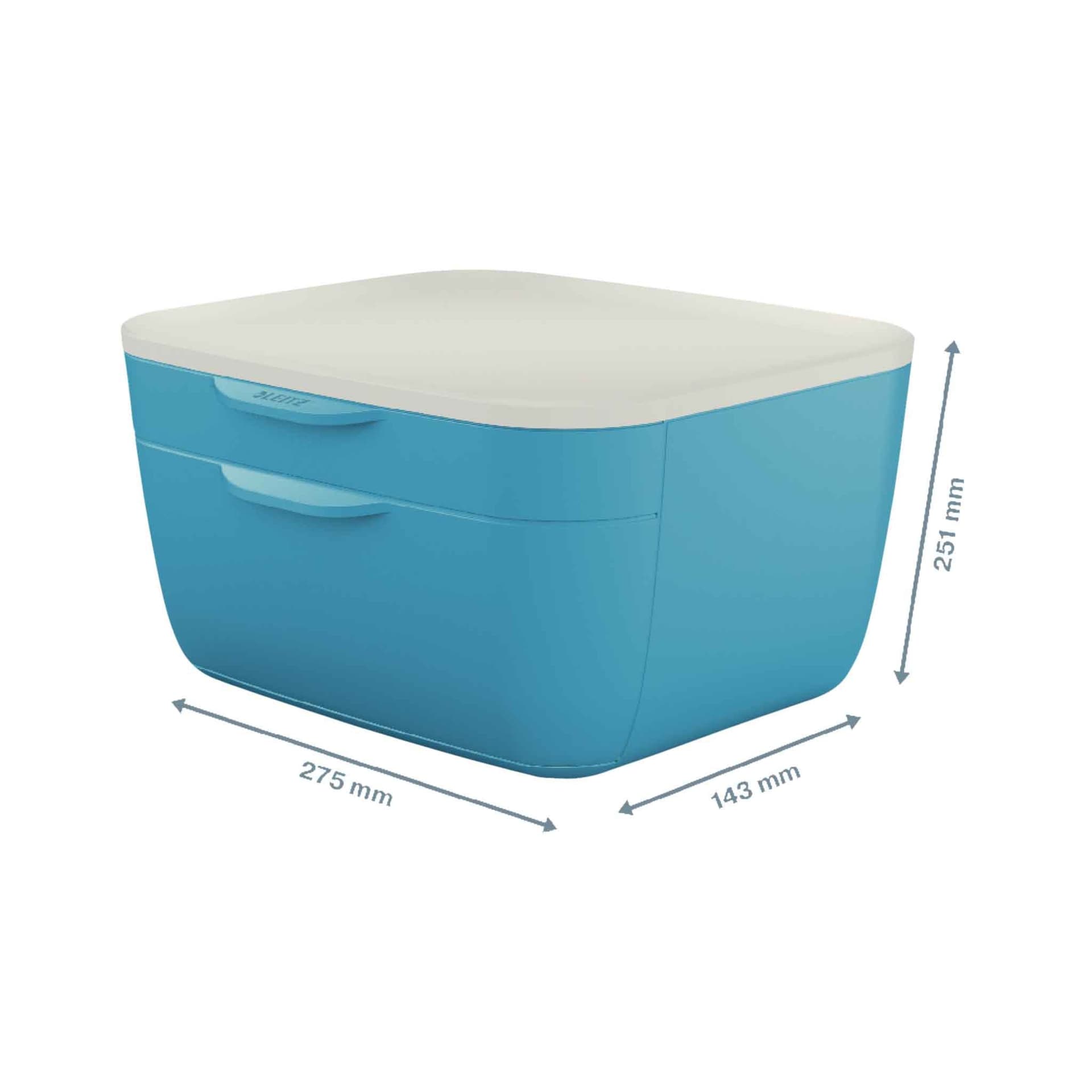 Ladenblok Leitz Cosy 2 laden blauw 2