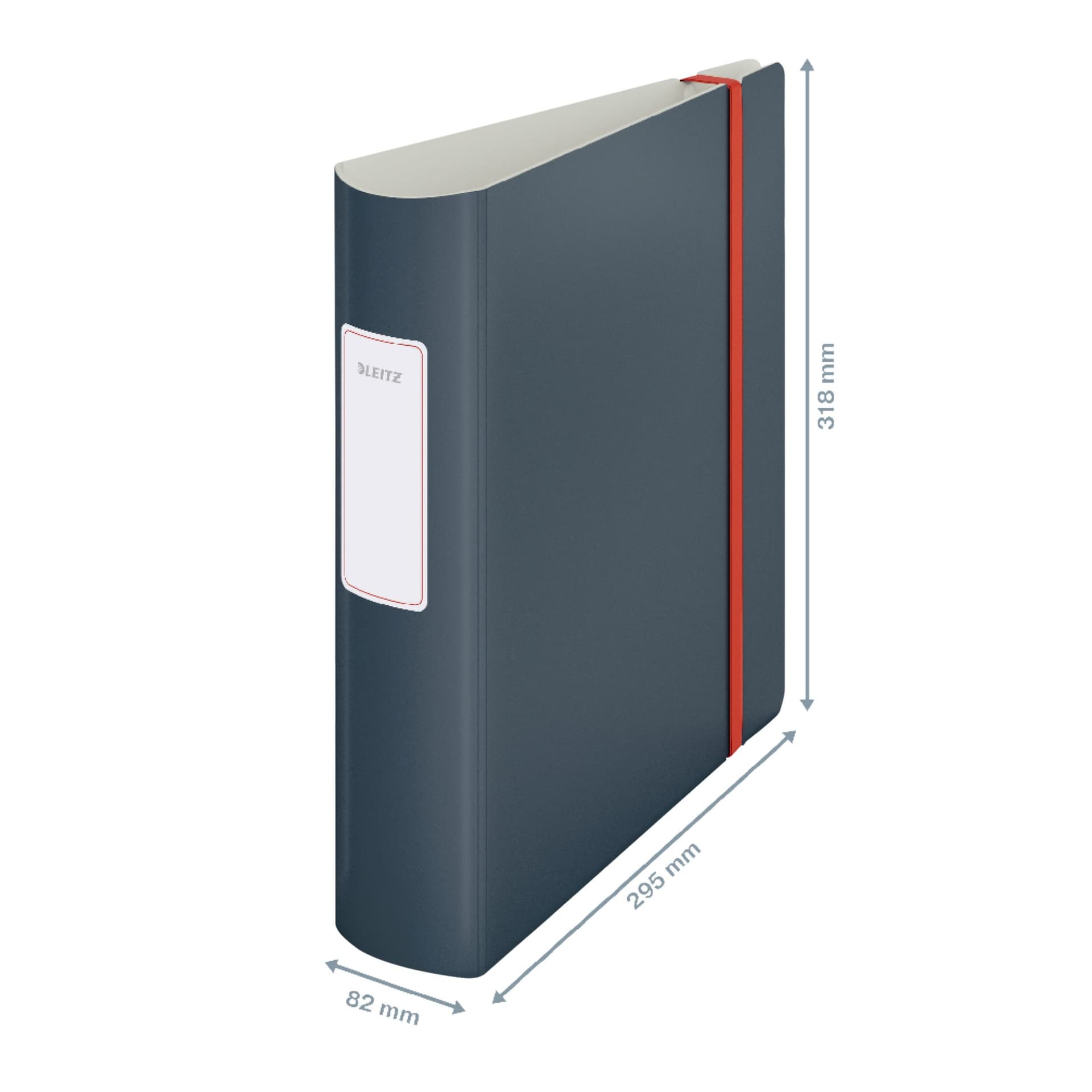 Ordner Leitz Cosy Active 180° 82mm PP A4 fluweel grijs 2