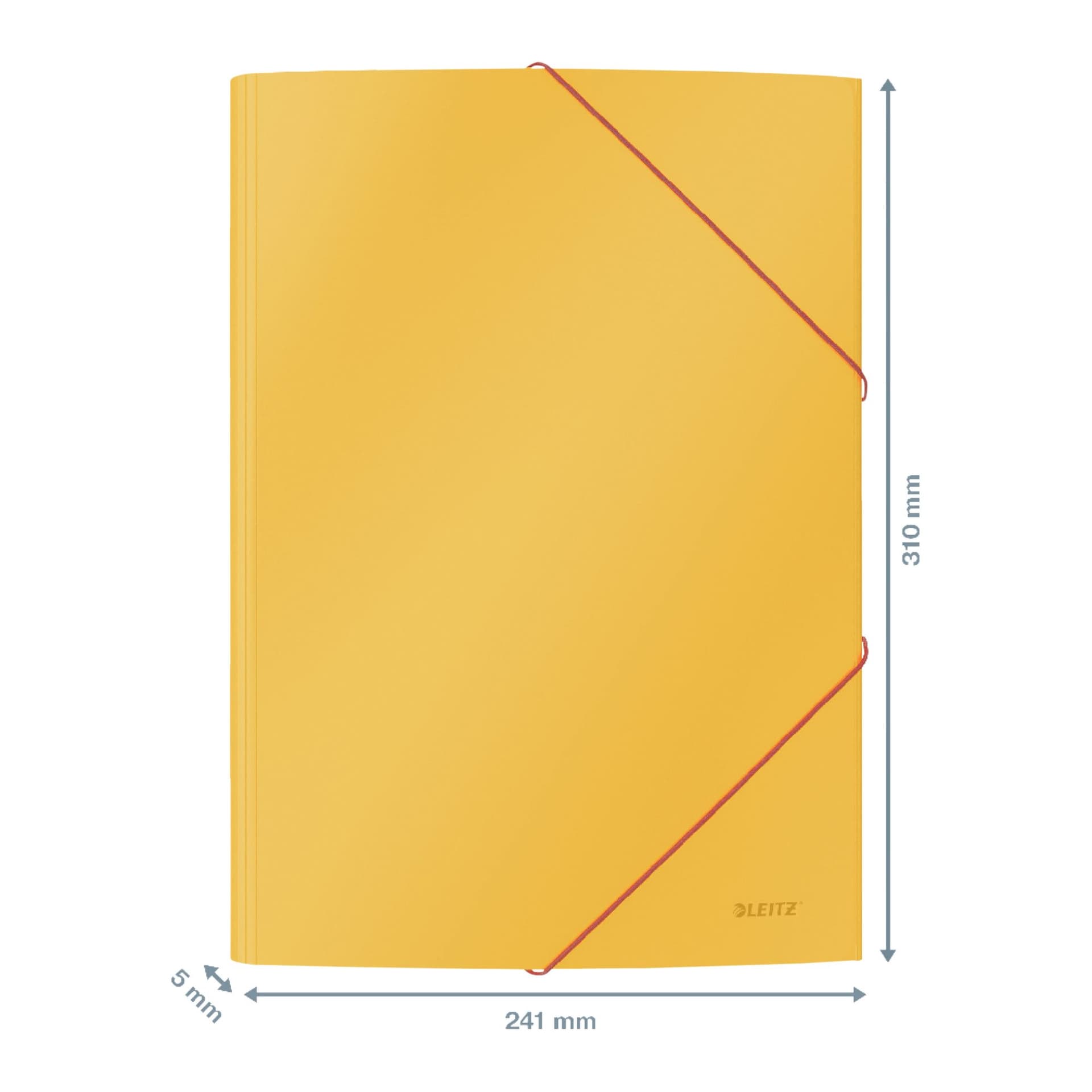 Elastomap Leitz Cosy A4 3-kleps geel 3