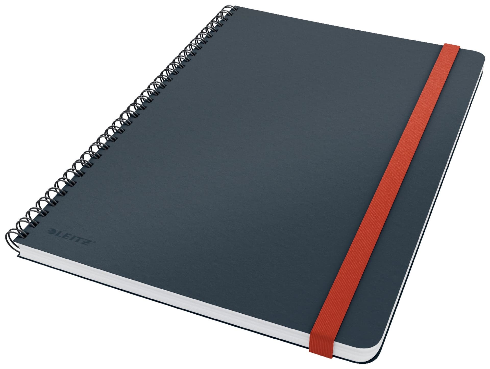 Notitieboek Leitz Cosy B5 160blz 100gr spiraal lijn grijs 2
