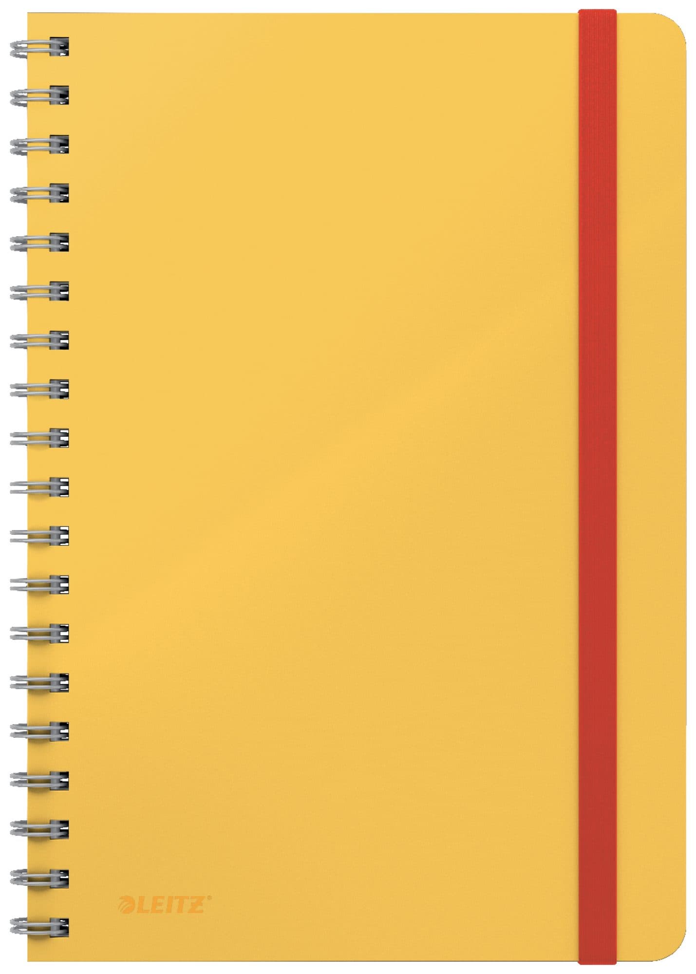 Notitieboek Leitz Cosy B5 160blz 100gr spiraal lijn geel