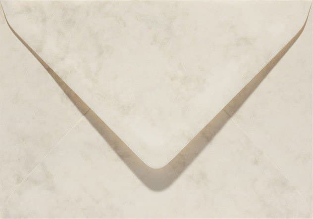 Envelop Papicolor EA5 156x220mm marmer ivoor pak à 6 stuks