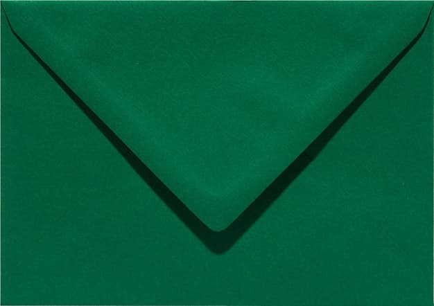 Envelop Papicolor EA5 156x220mm dennegroen pak à 6 stuks