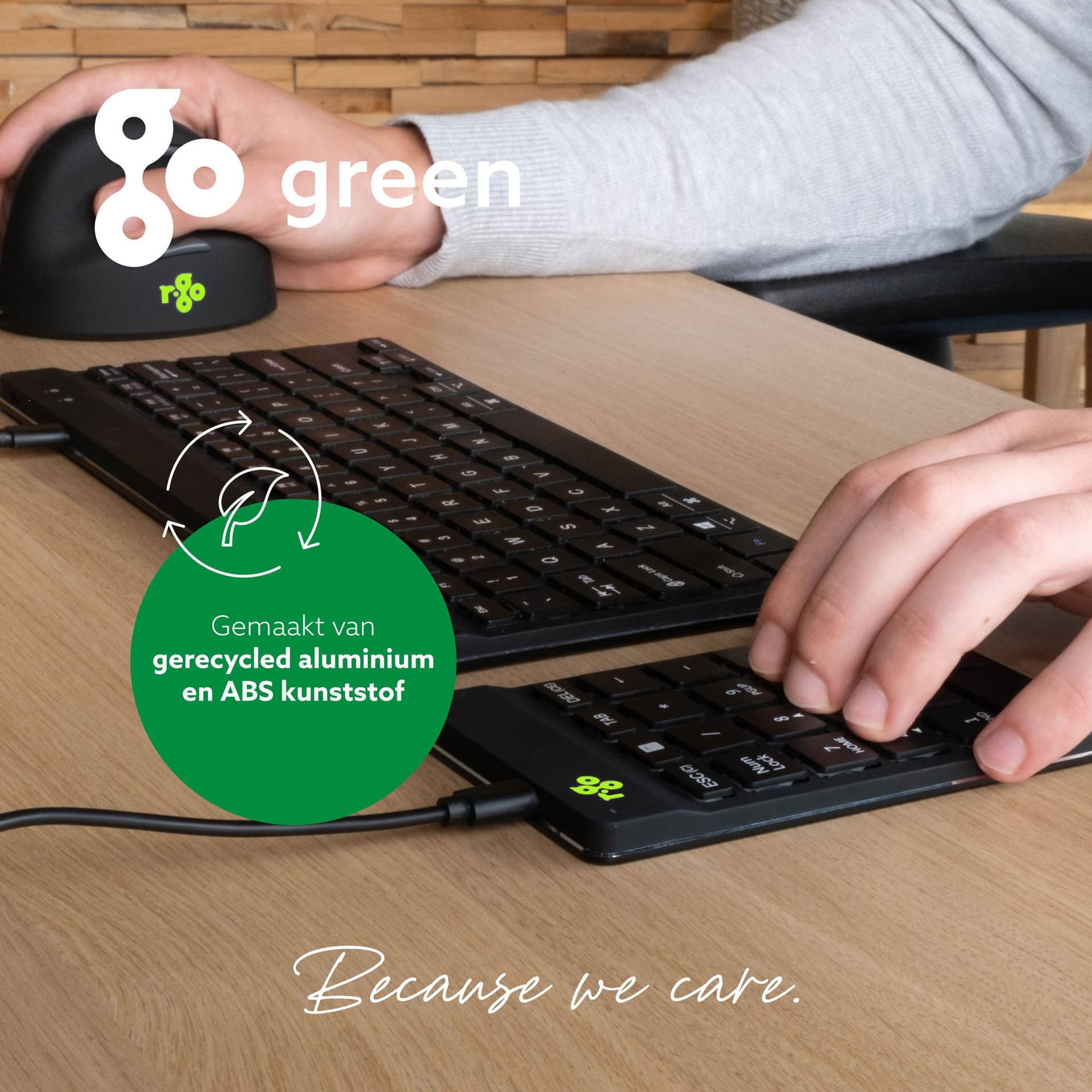 Toetsenbord R-Go Ergonomisch Numpad Break Draad 6