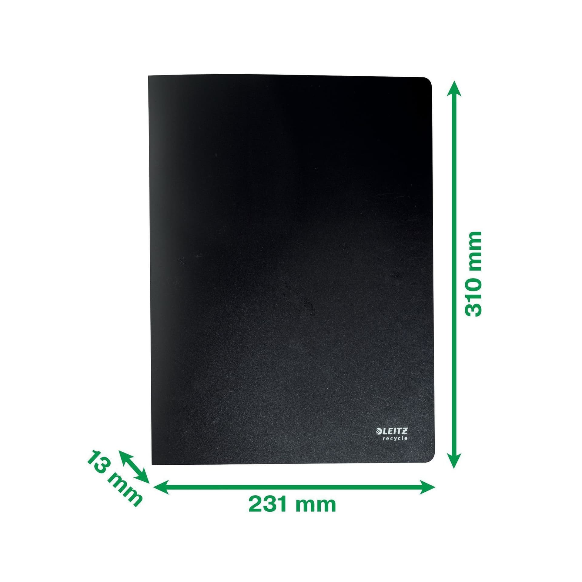 Showmap Leitz Recycle A4 20-tassen gerecycled PP zwart 3