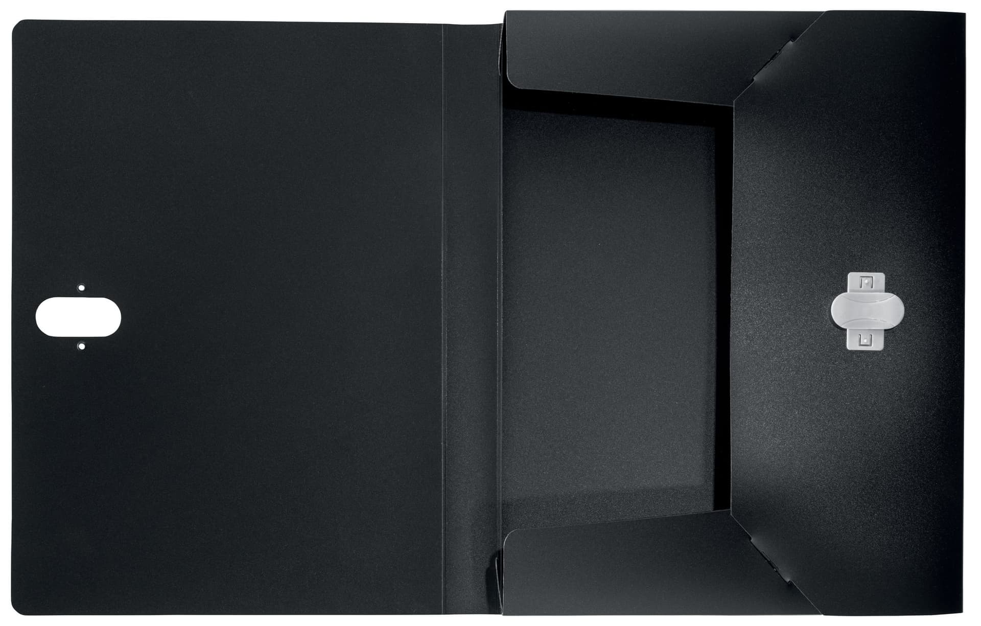 Documentenbox Leitz Recycle A4 PP zwart 3