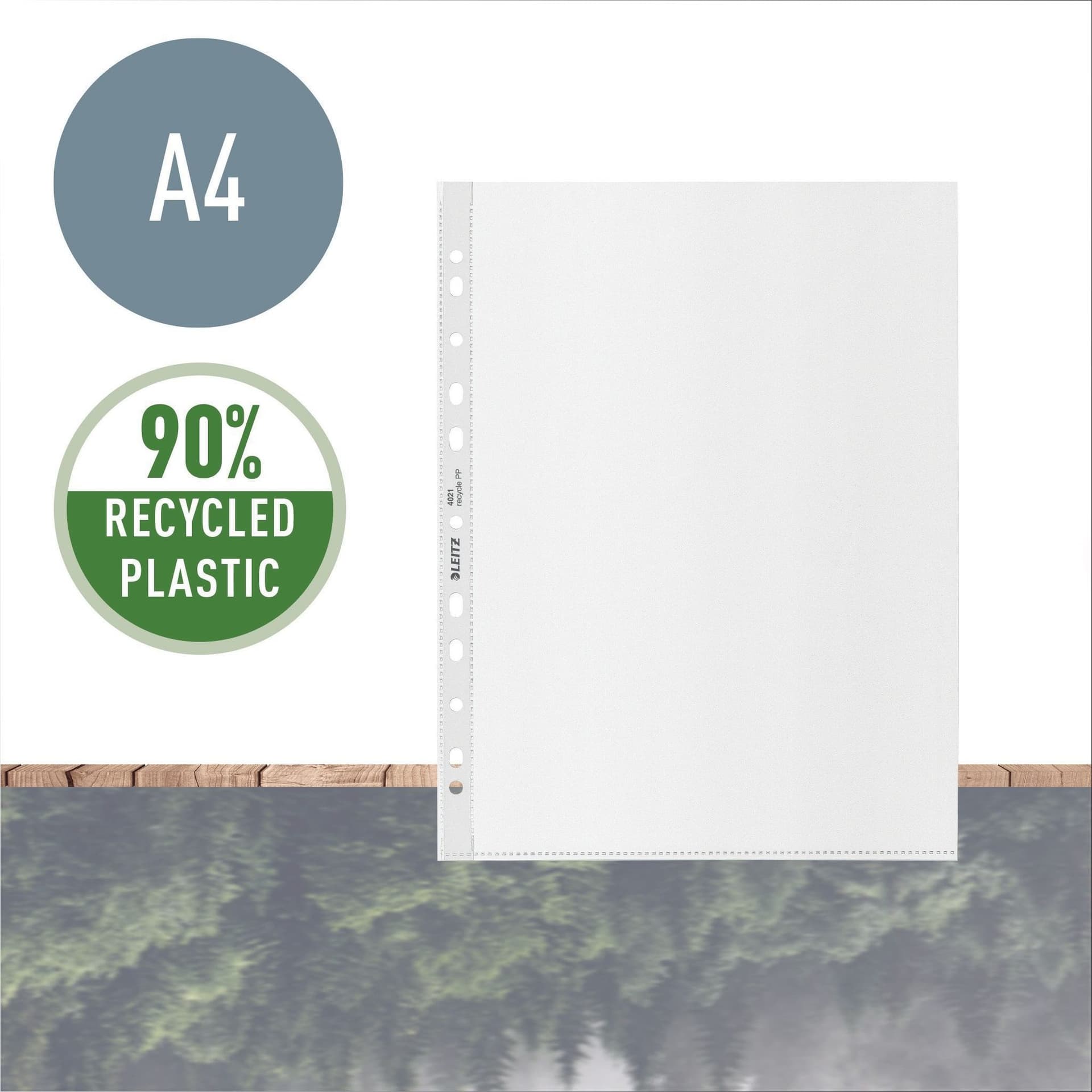 Showtas Leitz Recycle maxi 11-gaats PP A4 100micron transparant 25 stuks 3