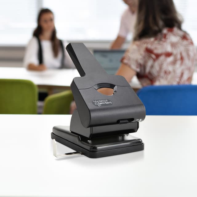 Perforator Rapesco Germ-Savvy Heavy Duty HD865-P antibacterieel 2-gaats zwart 7