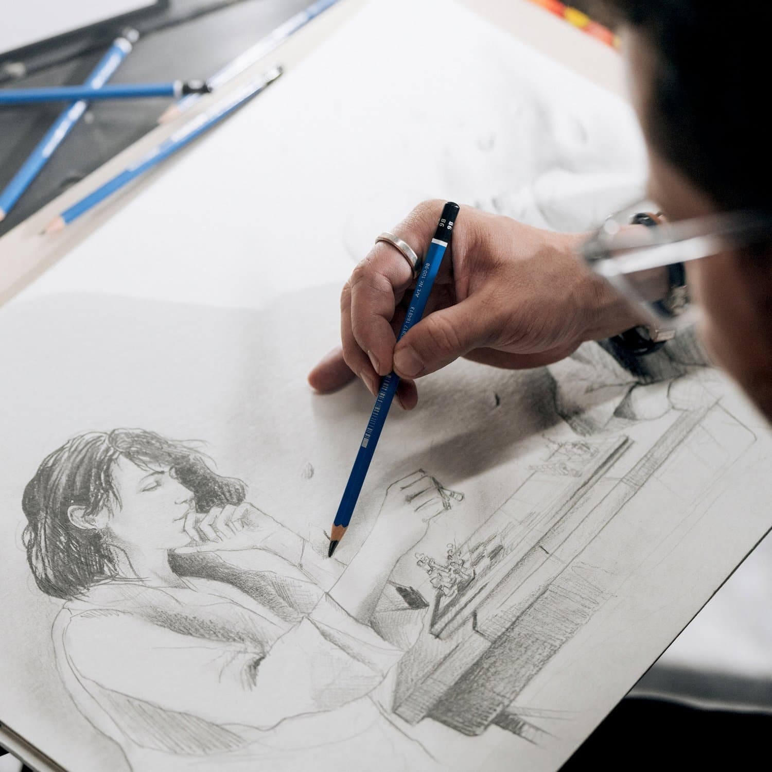 Potlood Staedtler Mars Lumograph HB 4