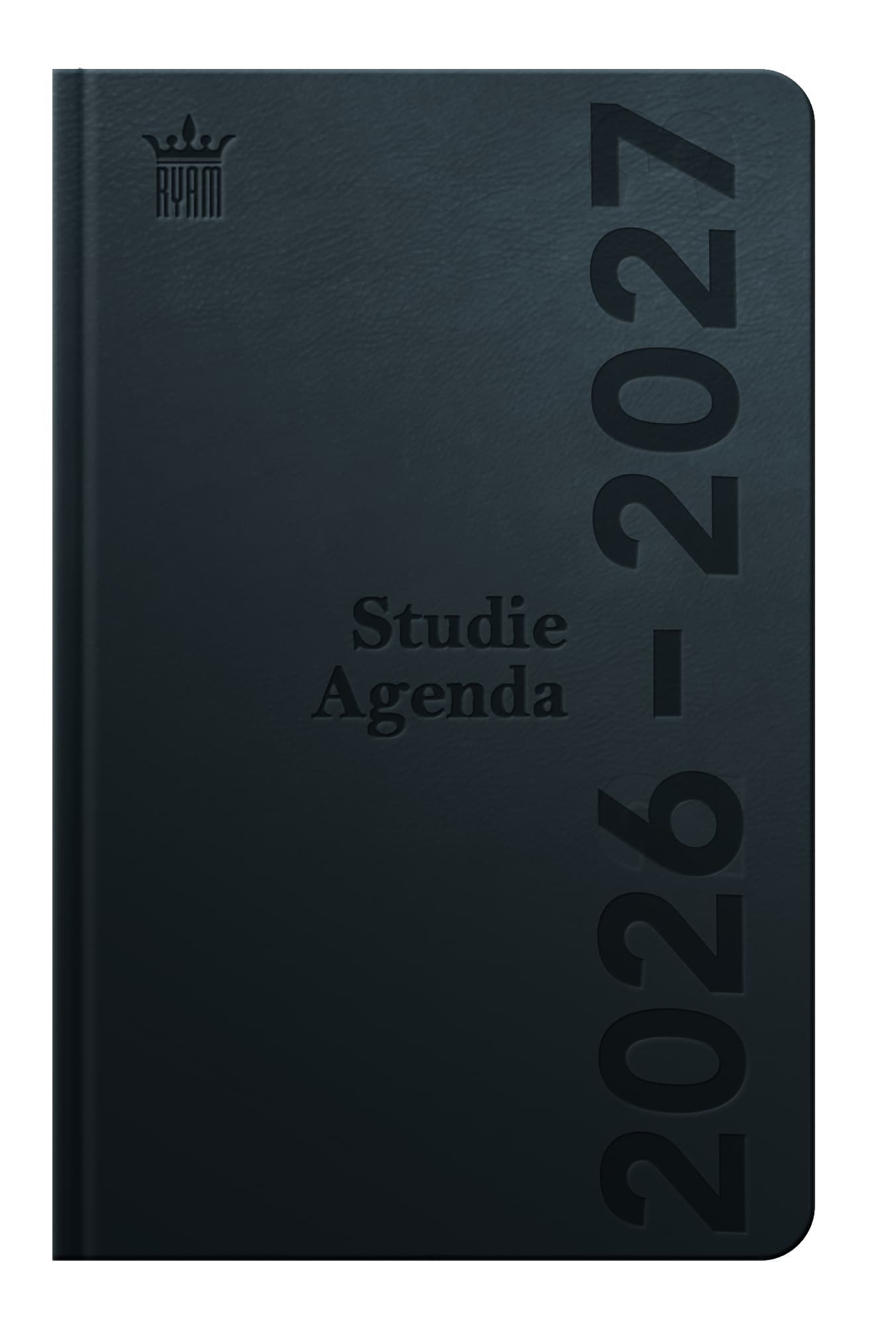 Schoolagenda 2026-2027 Ryam Studie DeLuxe 7dagen/2pagina's zwart