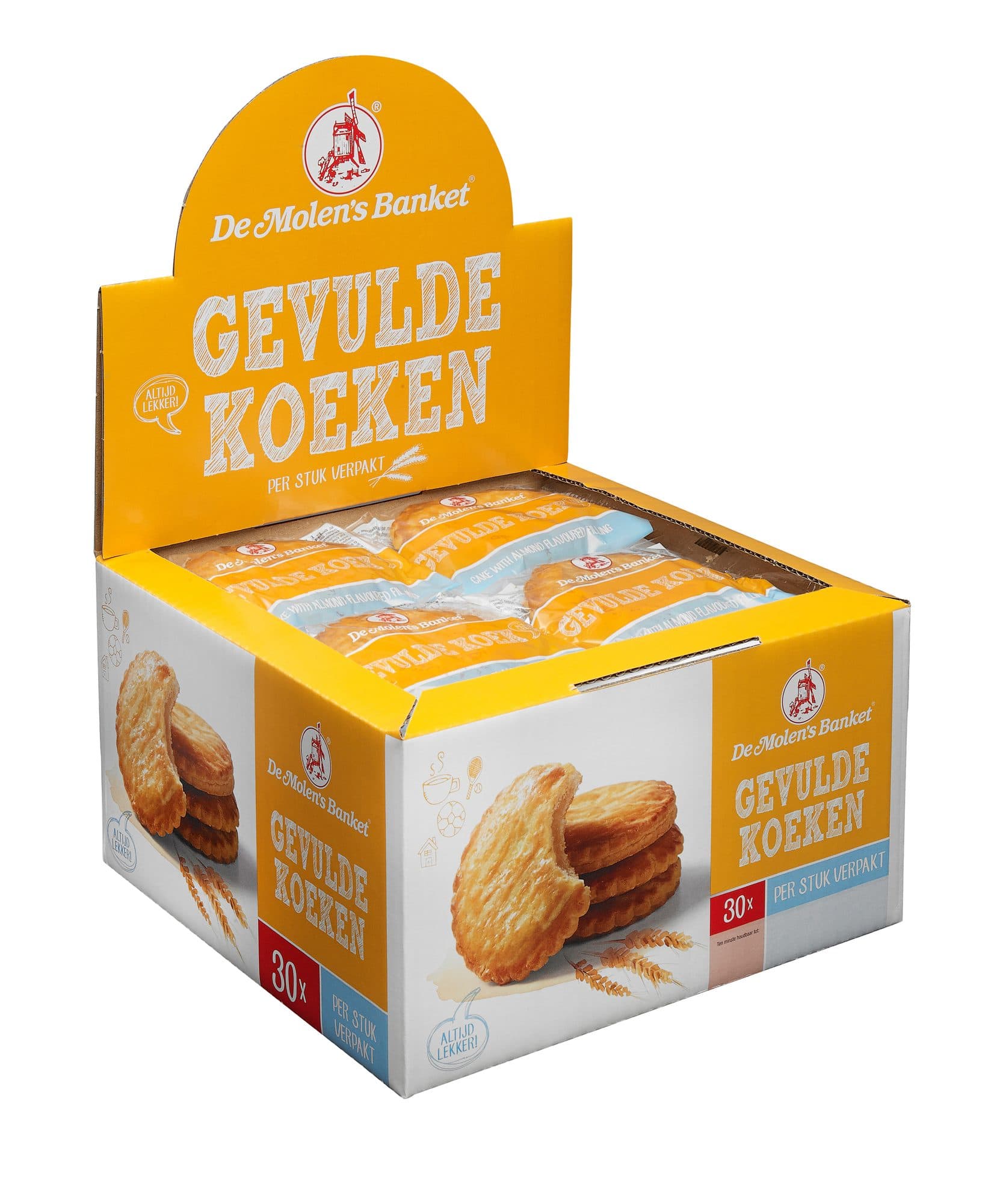 Koeken De Molen Gevulde koeken 30x50gr 2