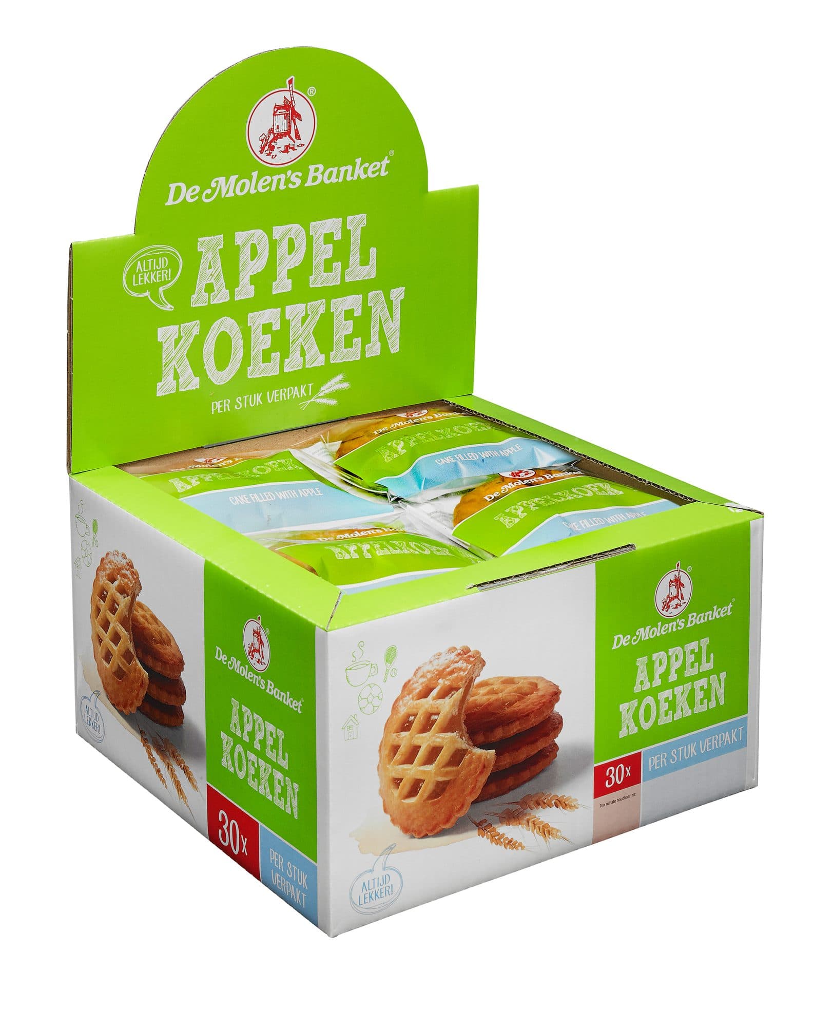 Koeken De Molen Appelkoek 30x50gr 2