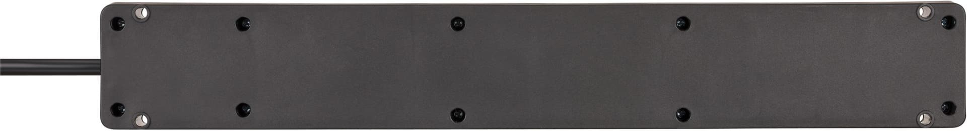 Stekkerdoos Brennenstuhl Bremounta 5vdig incl 2 USB 3m zwart 3