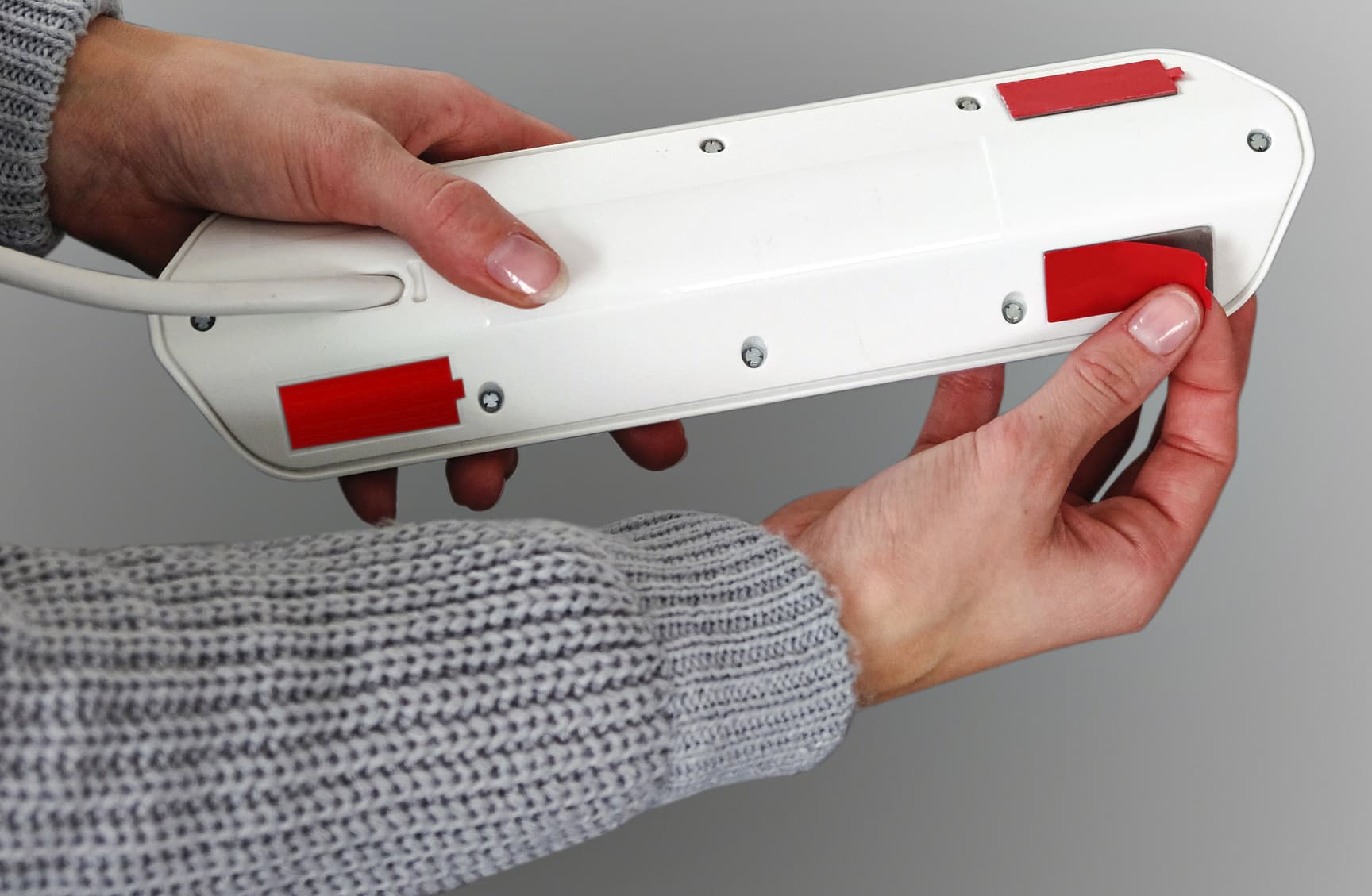 Stekkerdoos Brennenstuhl bureau Estilo 6vdig incl 2 USB 2m wit/zilver 8