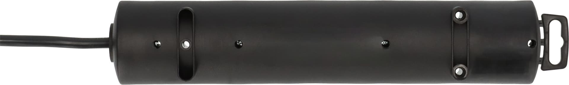 Stekkerdoos Brennenstuhl Comfort Plus 4vdg incl platte stekker 2m zw 4