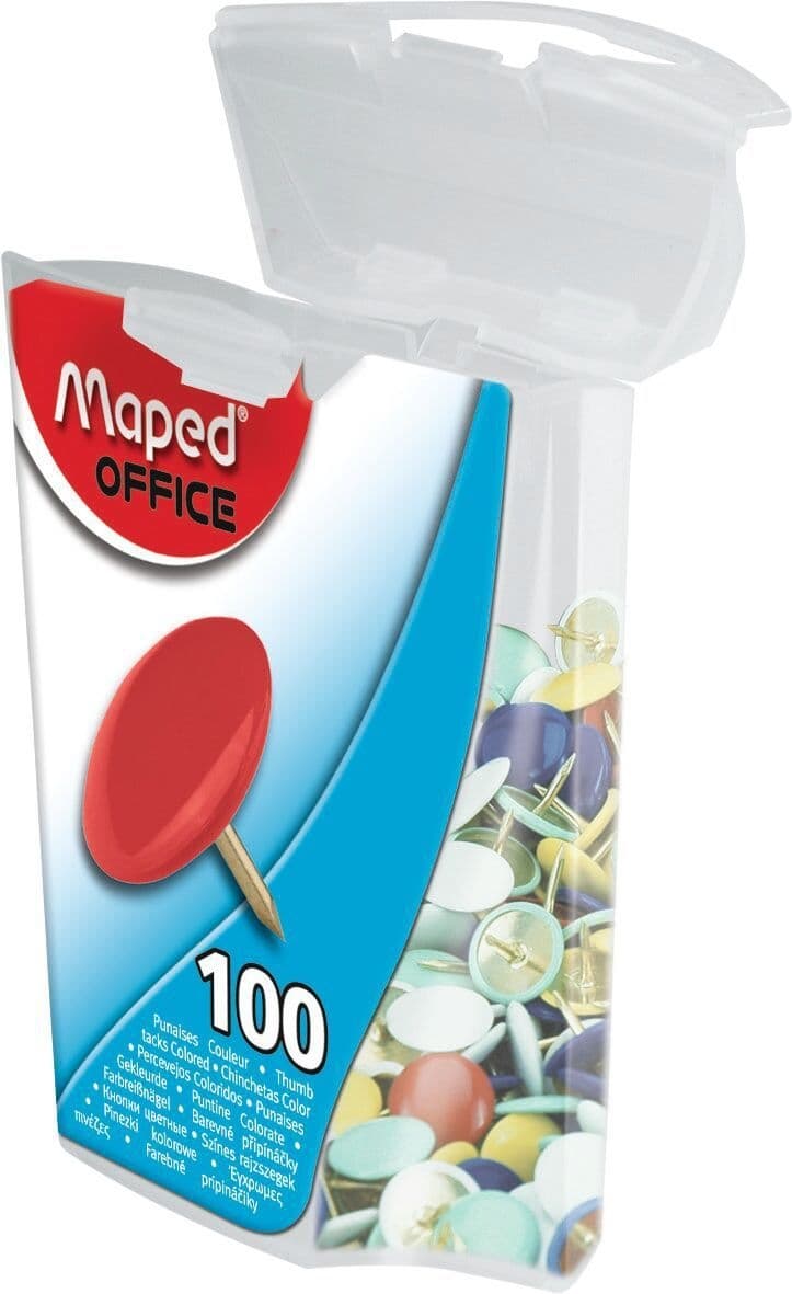 Punaises Maped kleur 100st 2