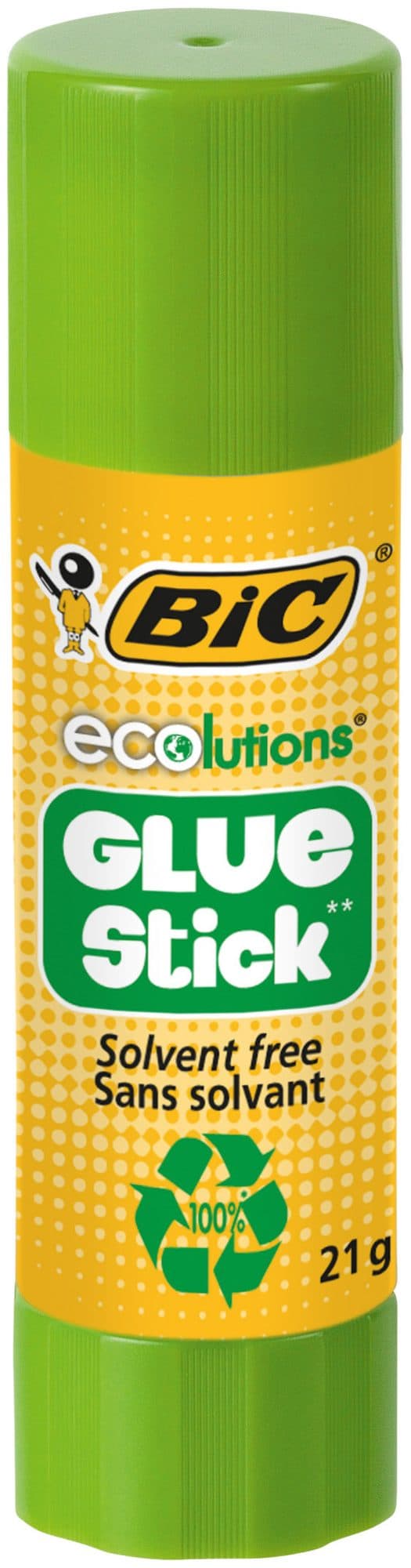 Lijmstift Bic ecolutions 21gr doos à 12+8 gratis 2