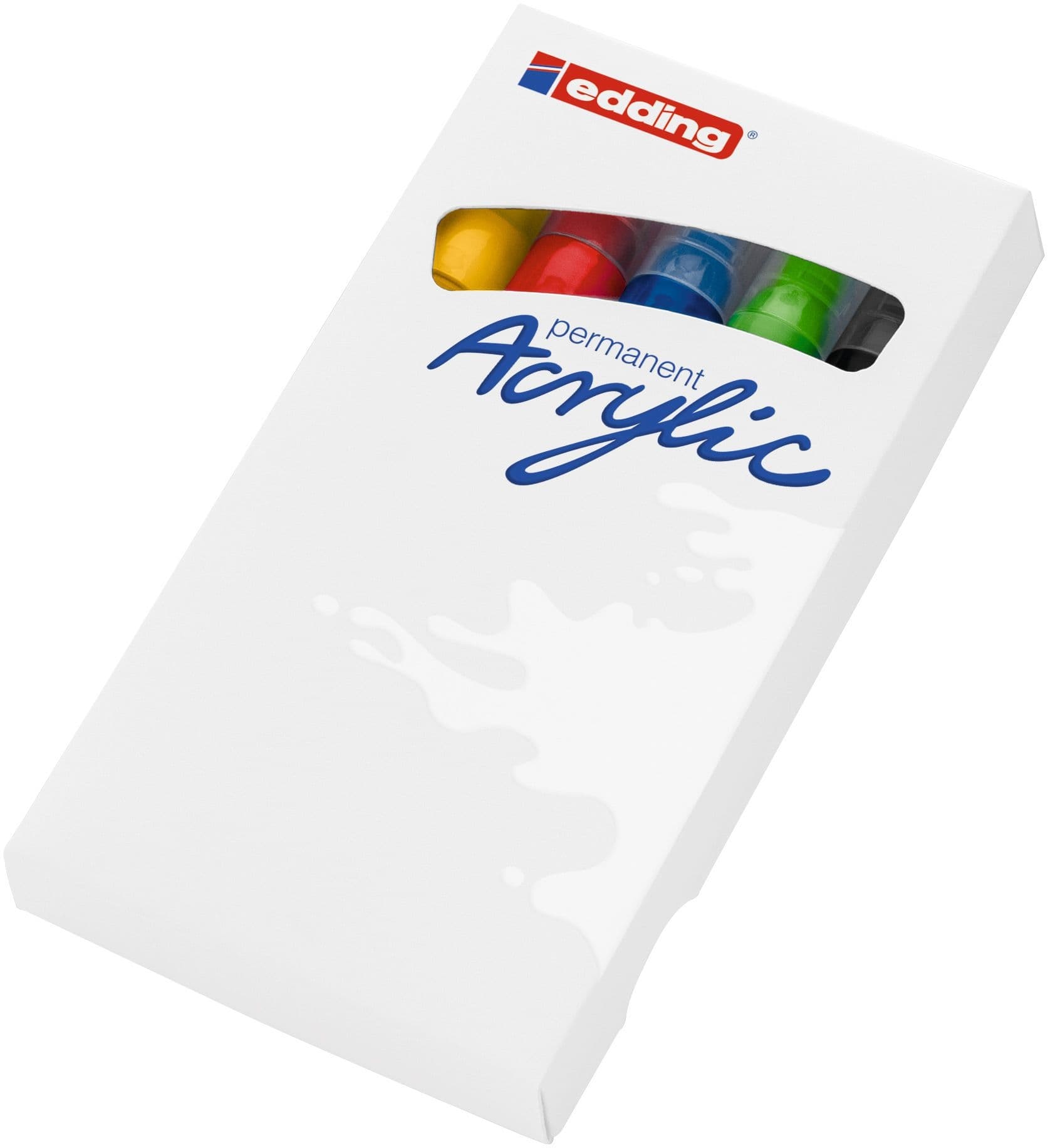 Acrylmarker edding e-5100 medium basis assorti set à 5 stuks 2