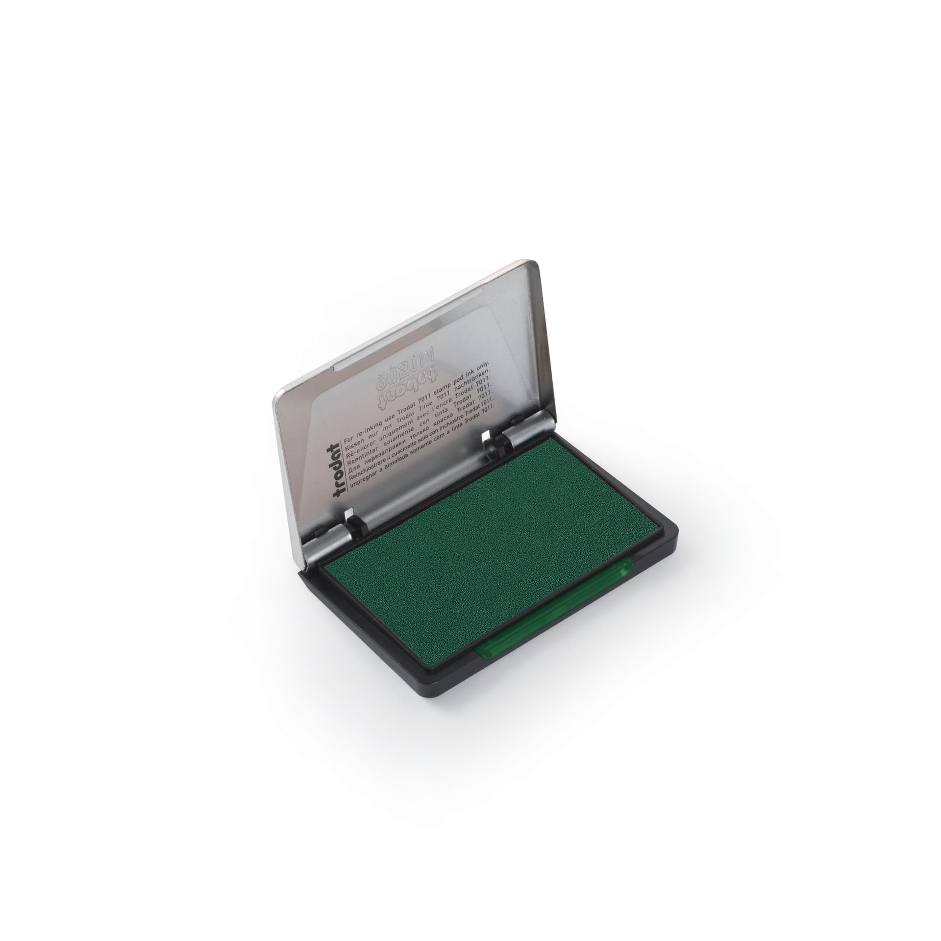 Inktkussen Trodat metaal 9051M 90x50mm groen 2