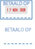 Woord-datumstempel Trodat Printy 4750 betaald op 2