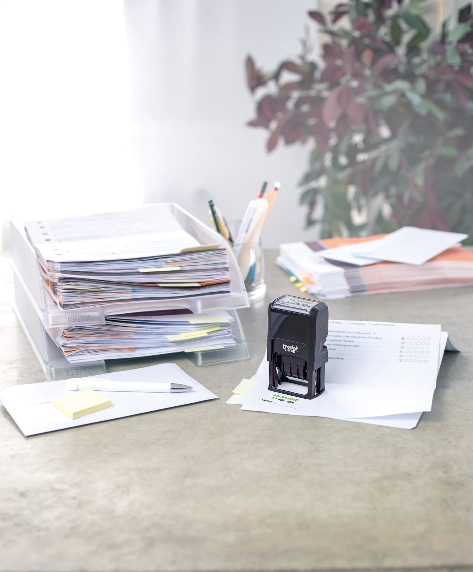 Woord-datumstempel Trodat Printy 4750 betaald op 4