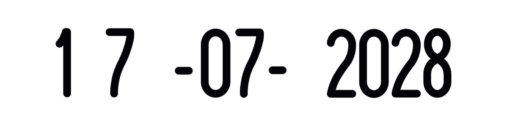 Datumstempel Trodat Printy 4820 cijfers 2