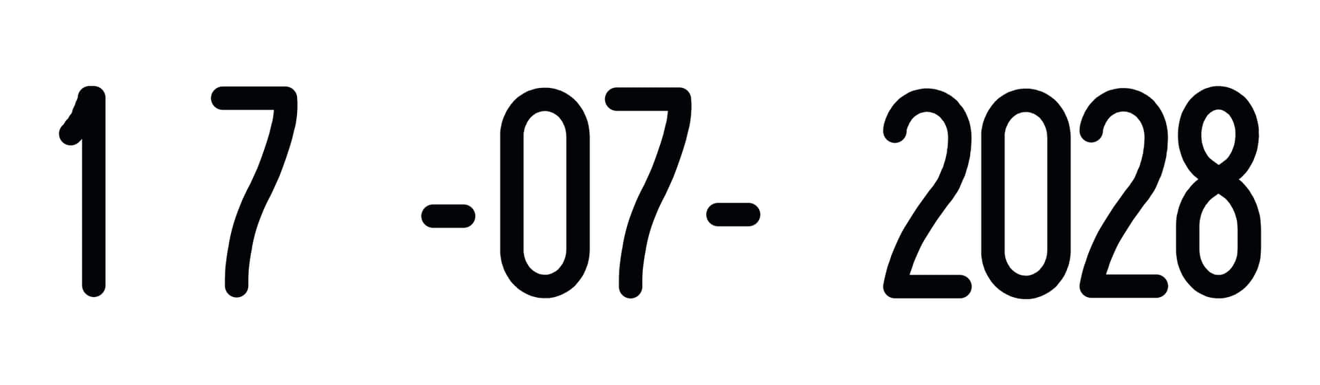 Datumstempel Trodat Printy 4810 cijfers 2