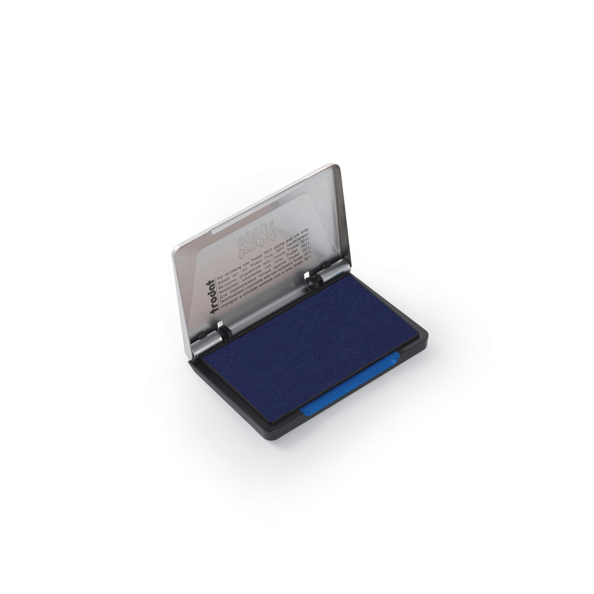Inktkussen Trodat metaal 9051M 90x50mm blauw 2