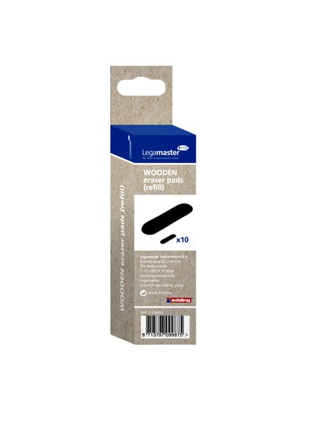 Navulling whiteboardwisser Legamaster zwart 10 stuks 3