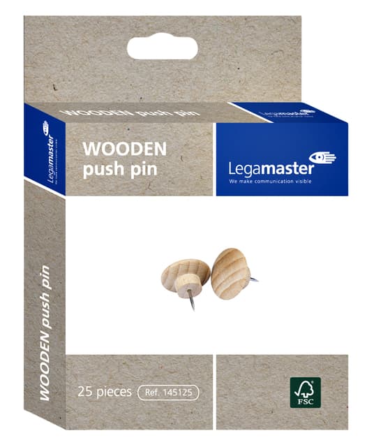 Push pins Legamaster hout 25 stuks 4
