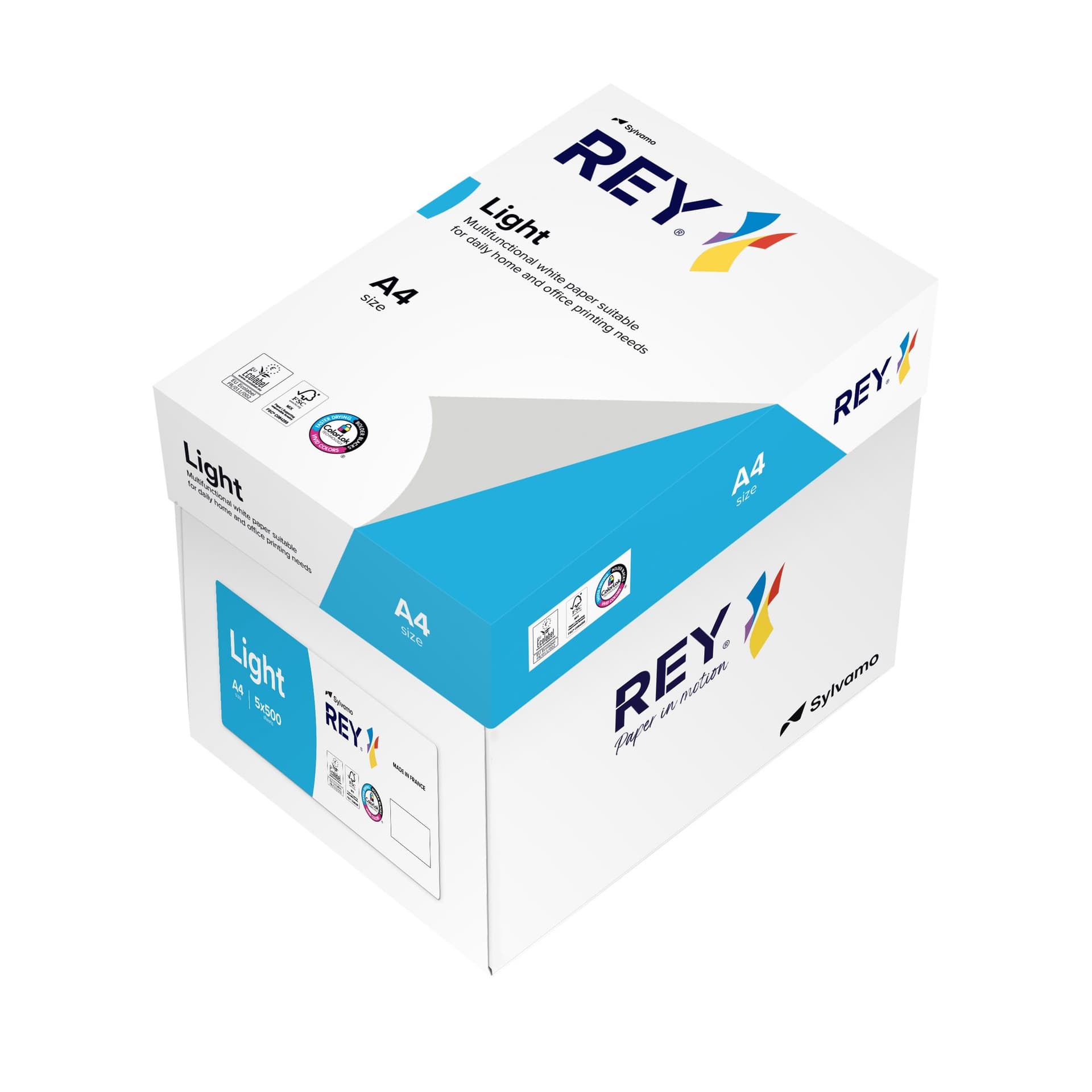 Kopieerpapier Rey Office Light A4 75gr wit 500 vel 4