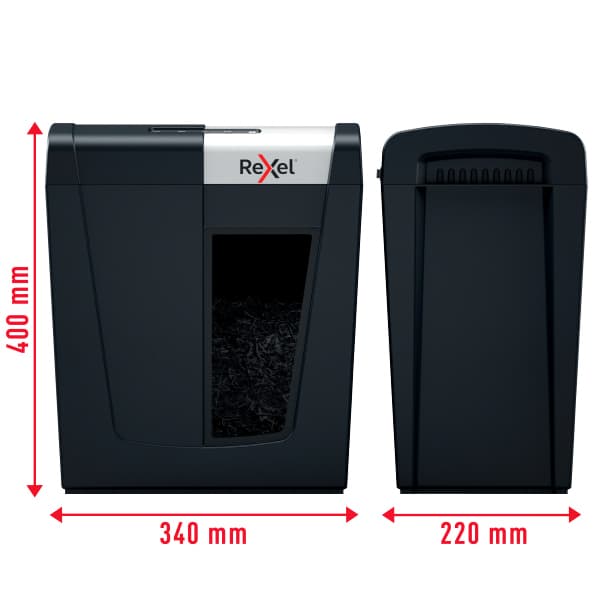 Papiervernietiger Rexel Secure MC6 snippers P5 2x15mm 3