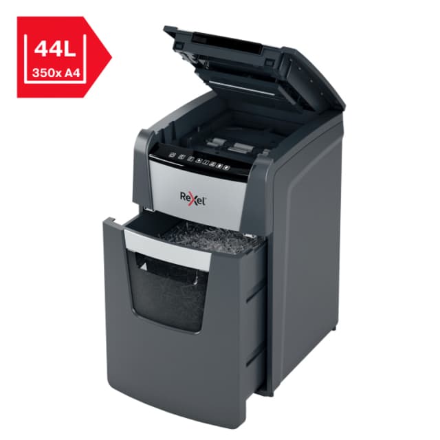 Papiervernietiger Rexel Optimum Auto+ 150X P4 snippers 4x28mm 7
