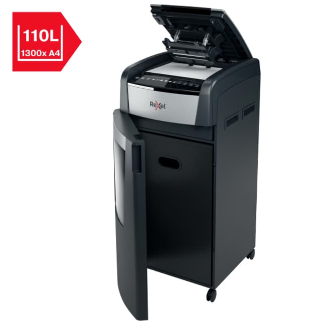Papiervernietiger Rexel Optimum Auto+ 600X P4 snippers 4x30mm 5