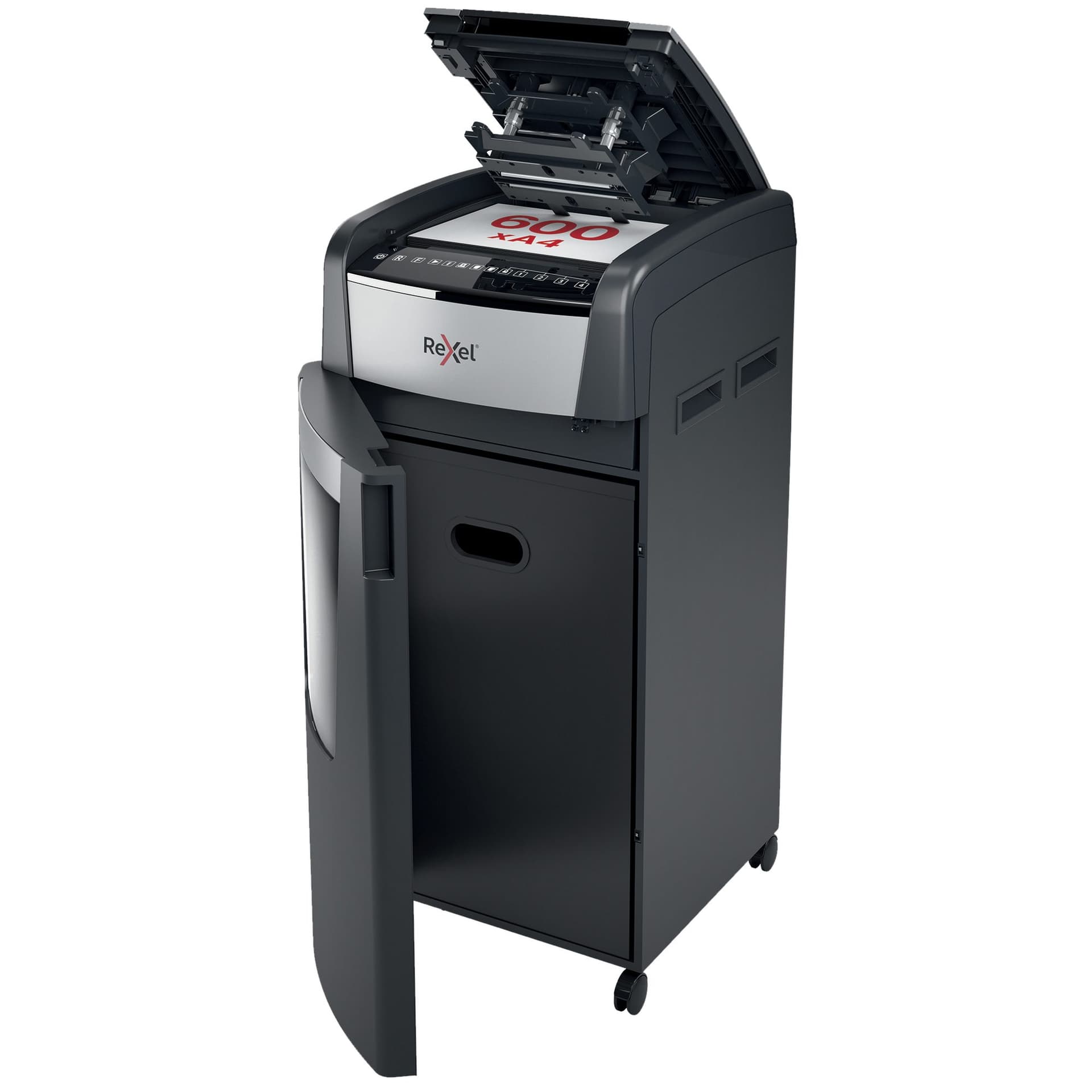 Papiervernietiger Rexel Optimum Auto+ 600X P4 snippers 4x30mm 2