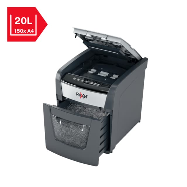 Papiervernietiger Rexel Optimum Auto+ 50X P4 snippers 4x28mm 7