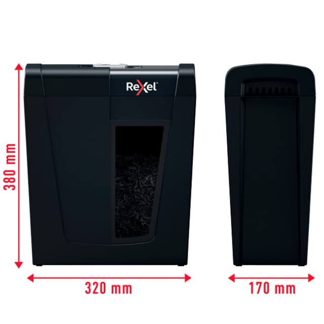 Papiervernietiger Rexel Secure X8 P4 snippers 4x40mm 3