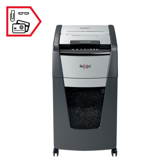 Papiervernietiger Rexel Optimum Auto+ 225X P4 snippers 4x26mm 3