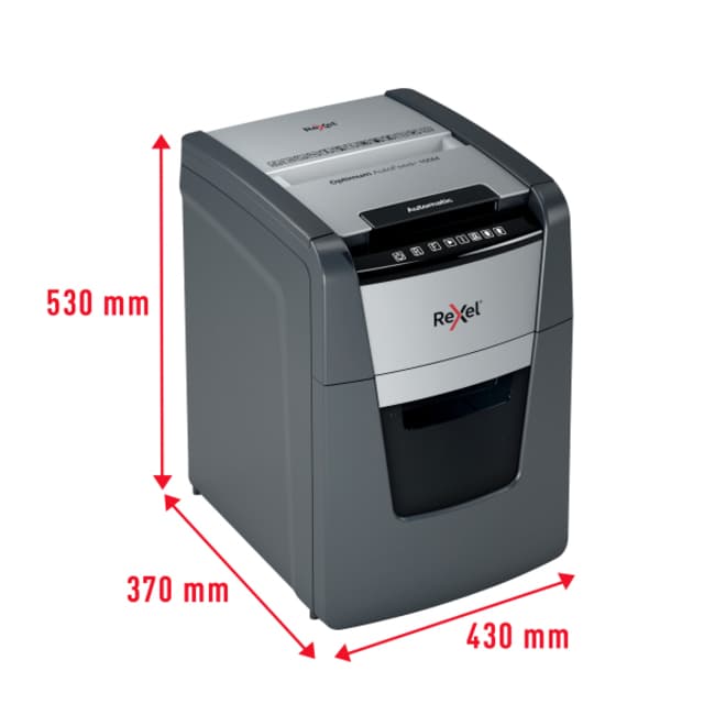 Papiervernietiger Rexel Optimum Auto+ 100M P5 snippers 2x15mm 4