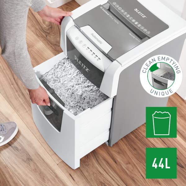 Papiervernietiger Leitz IQ Auto+ Office 150 P4 snippers 4x28mm 5