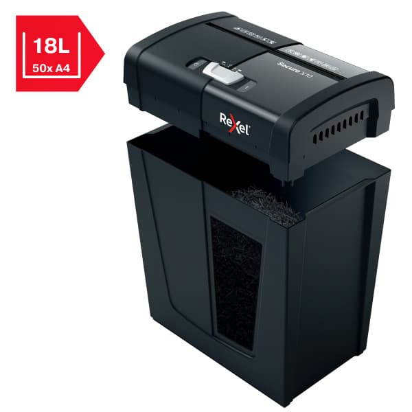 Papiervernietiger Rexel Secure X10 P4 snippers 4x40mm 2