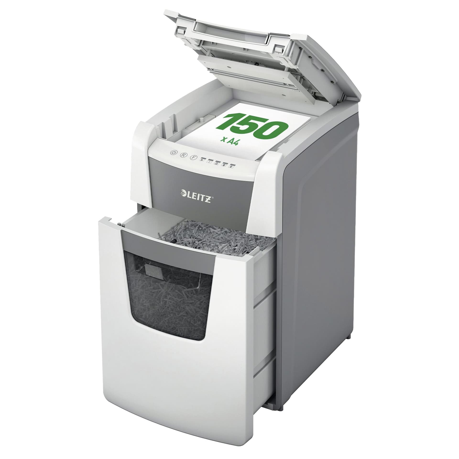 Papiervernietiger Leitz IQ Auto+ Office 150 P5 snippers 2x15mm 6
